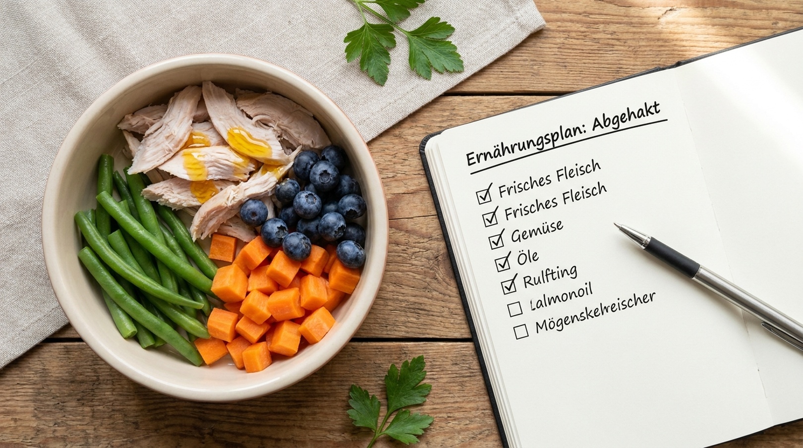 Der perfekte Futter-Einstieg: Maßgeschneiderter Ernährungsplan