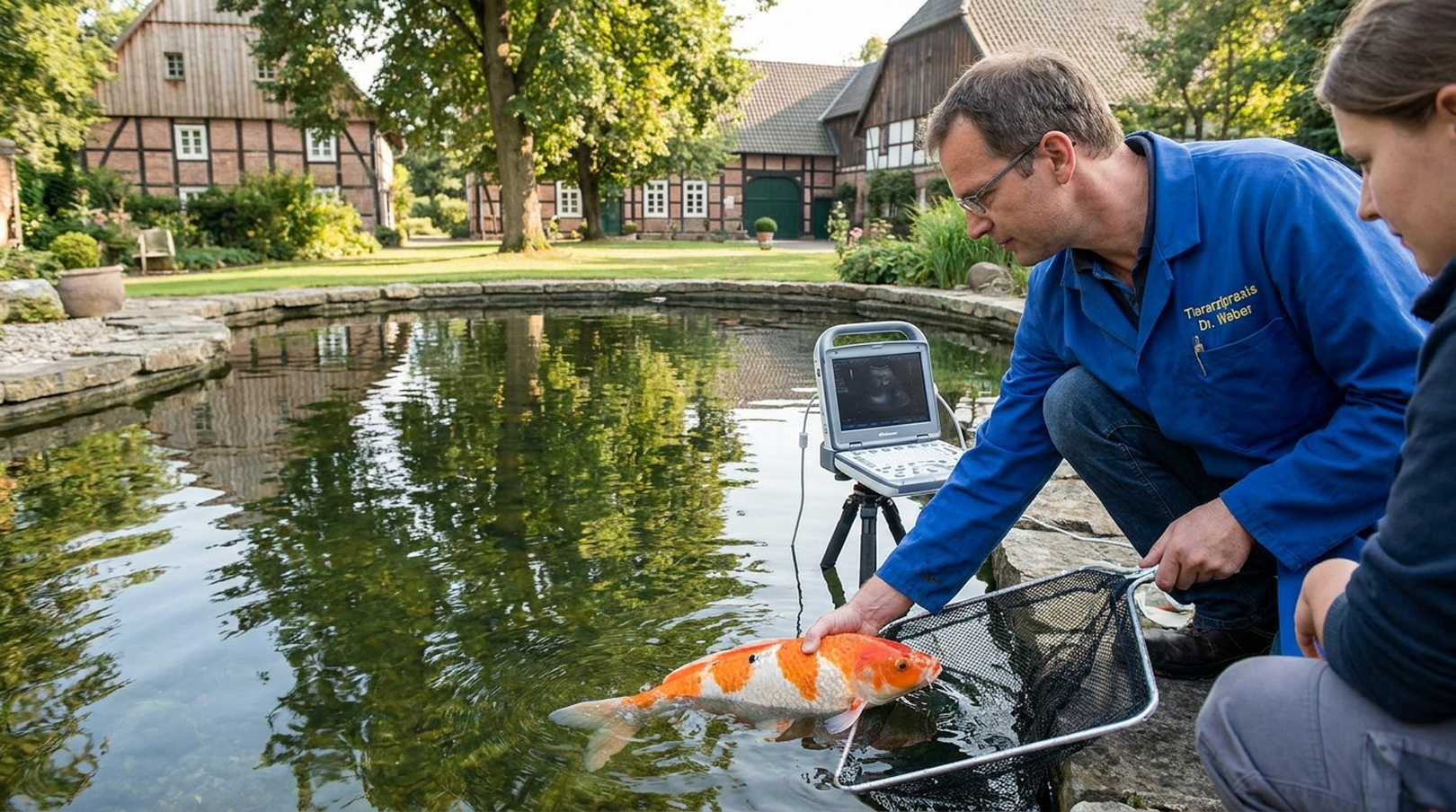 Professionelle Teich- & Aquarienvisite vor Ort