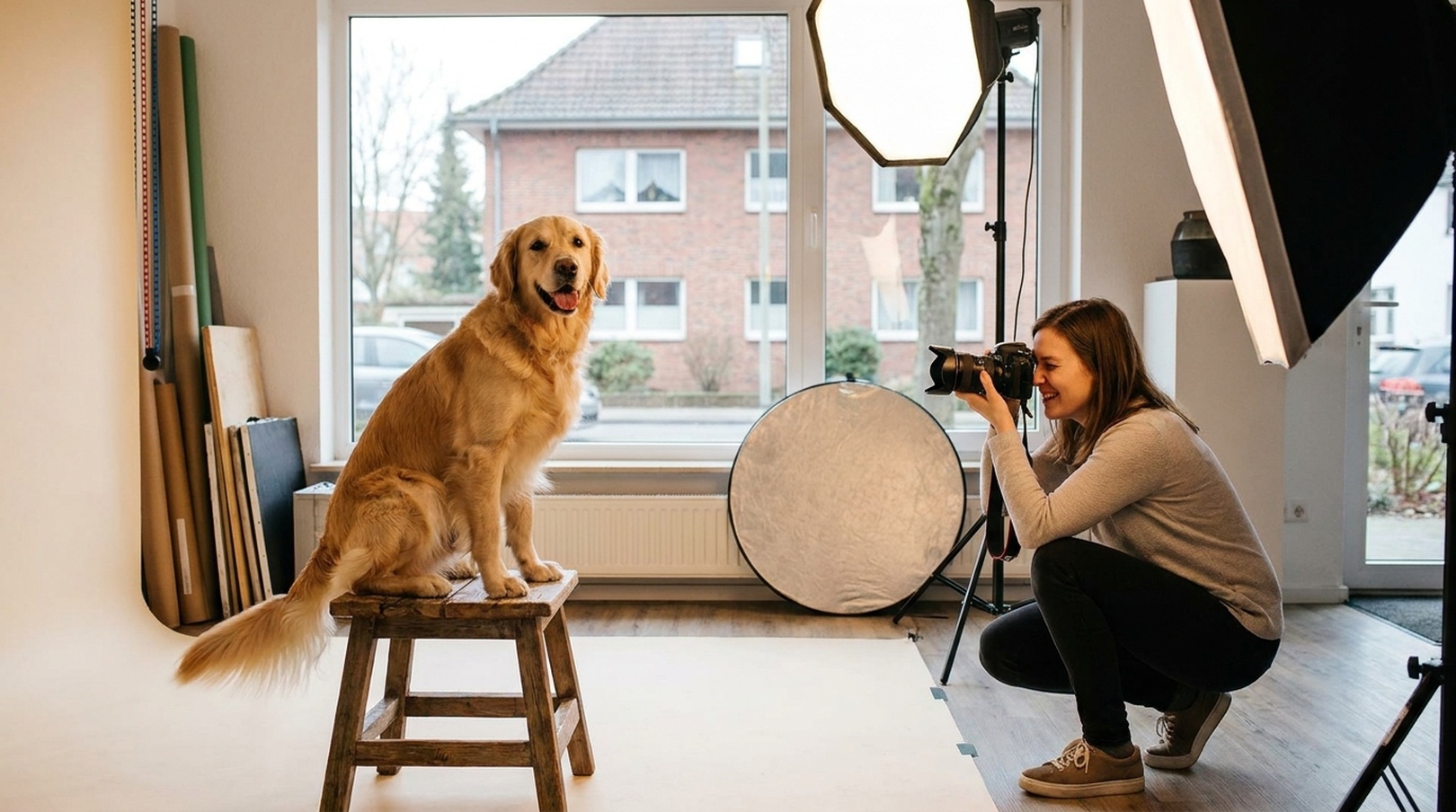 "Wuff-Model" Fotoshooting im eRPaki® Hundestudio