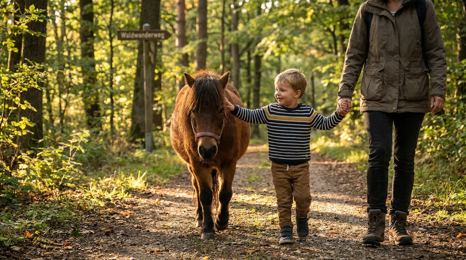 Pädagogische Waldzeit: Ein Pony-Abenteuer für kleine Entdecker