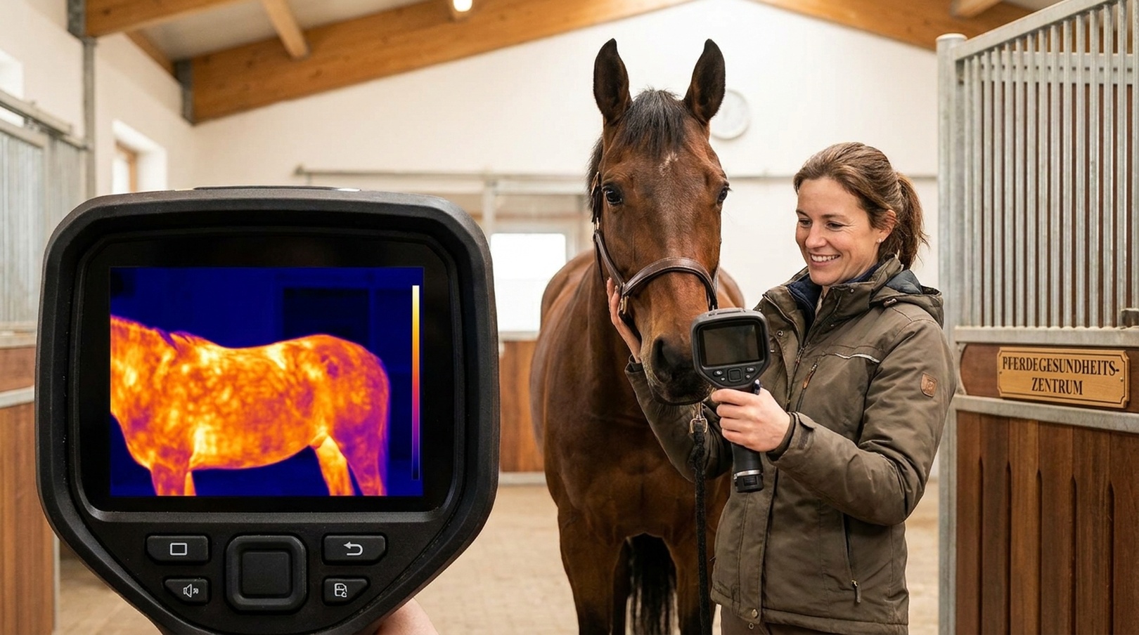 Unsichtbares sichtbar machen: Professioneller Thermografie-Check für Pferde & Hunde