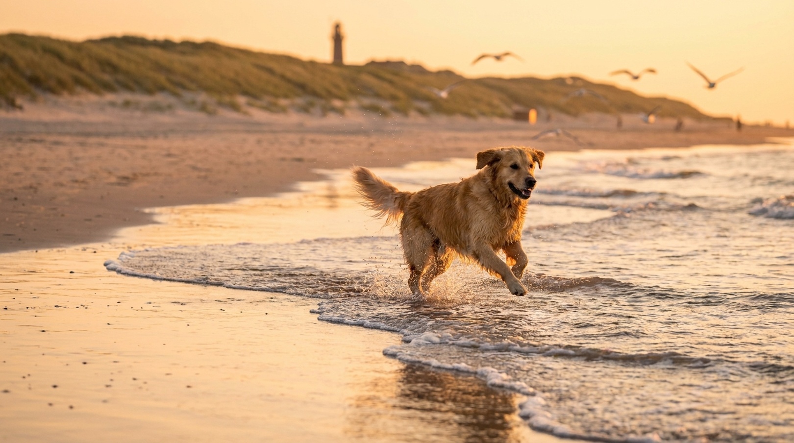 Insel-Abenteuer Norderney: Exklusives Hundeshooting am Meer