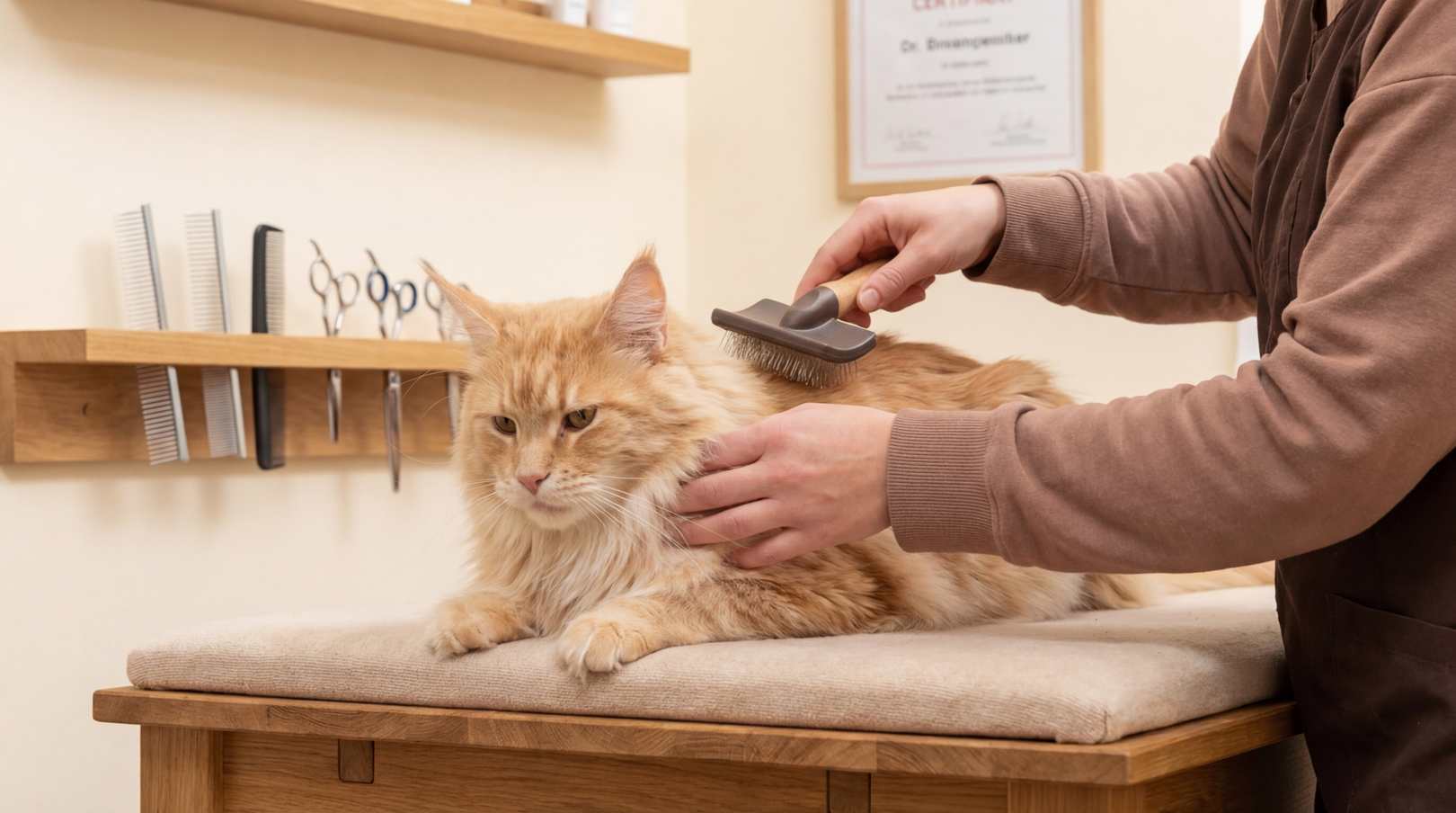 Samtpfoten-Wellness: Professionelle Katzenfellpflege zu Hause