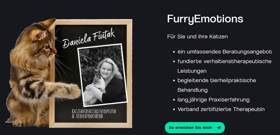 Verhaltensberatung für Katzen & Tierheilpraxis FurryEmotions
