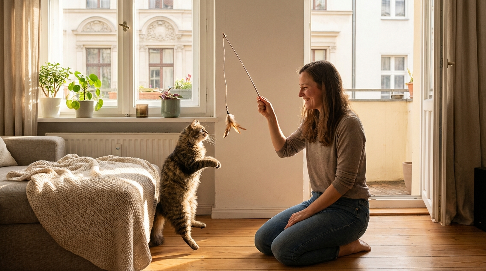 Liebevoller Katzen-Besucherservice: Entspannung für Samtpfoten