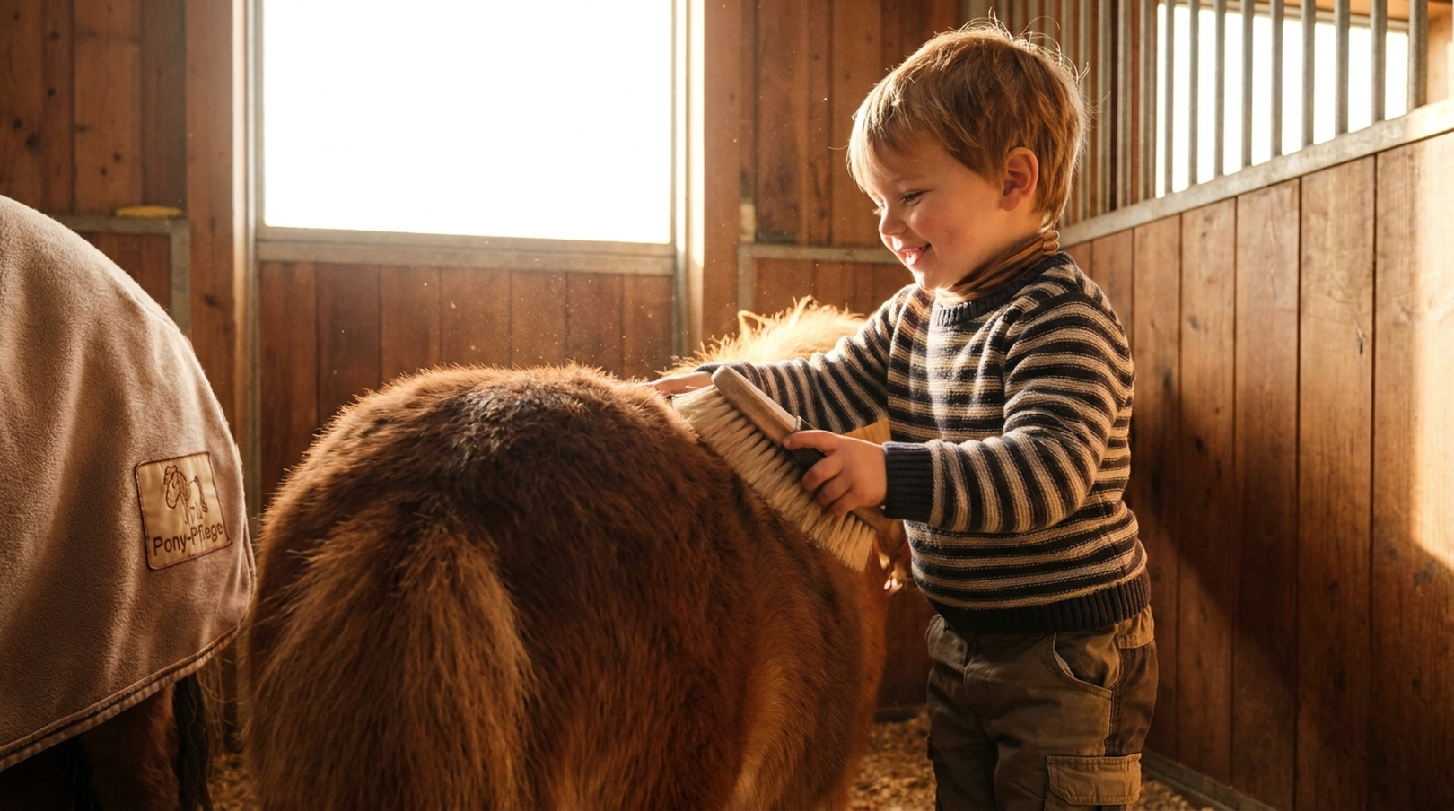 Pony-Kuschel-Vormittag: Erste Freundschaften schließen