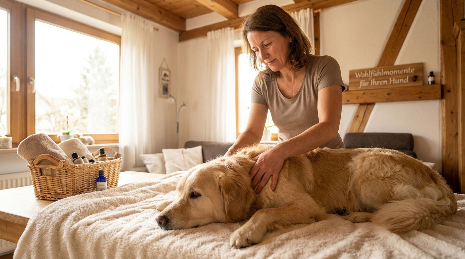 Wohlfühlmomente: Entspannungsmassage für deinen Hund
