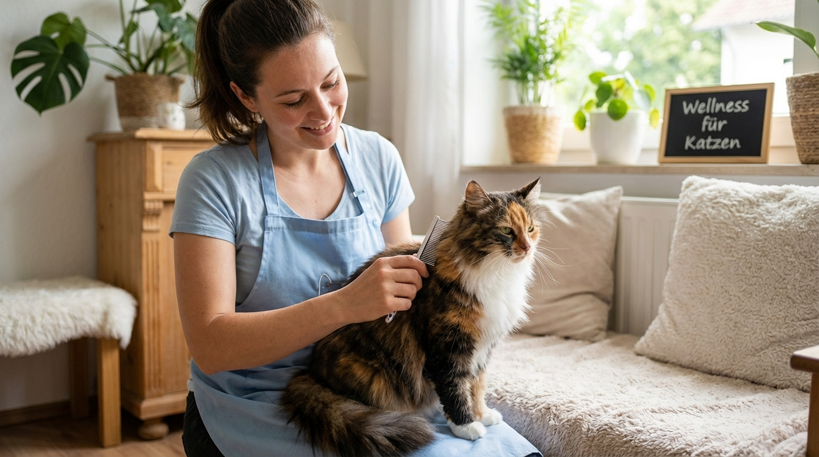 Samtpfoten-Spa: Professionelle & stressfreie Fellpflege für Ihre Katze
