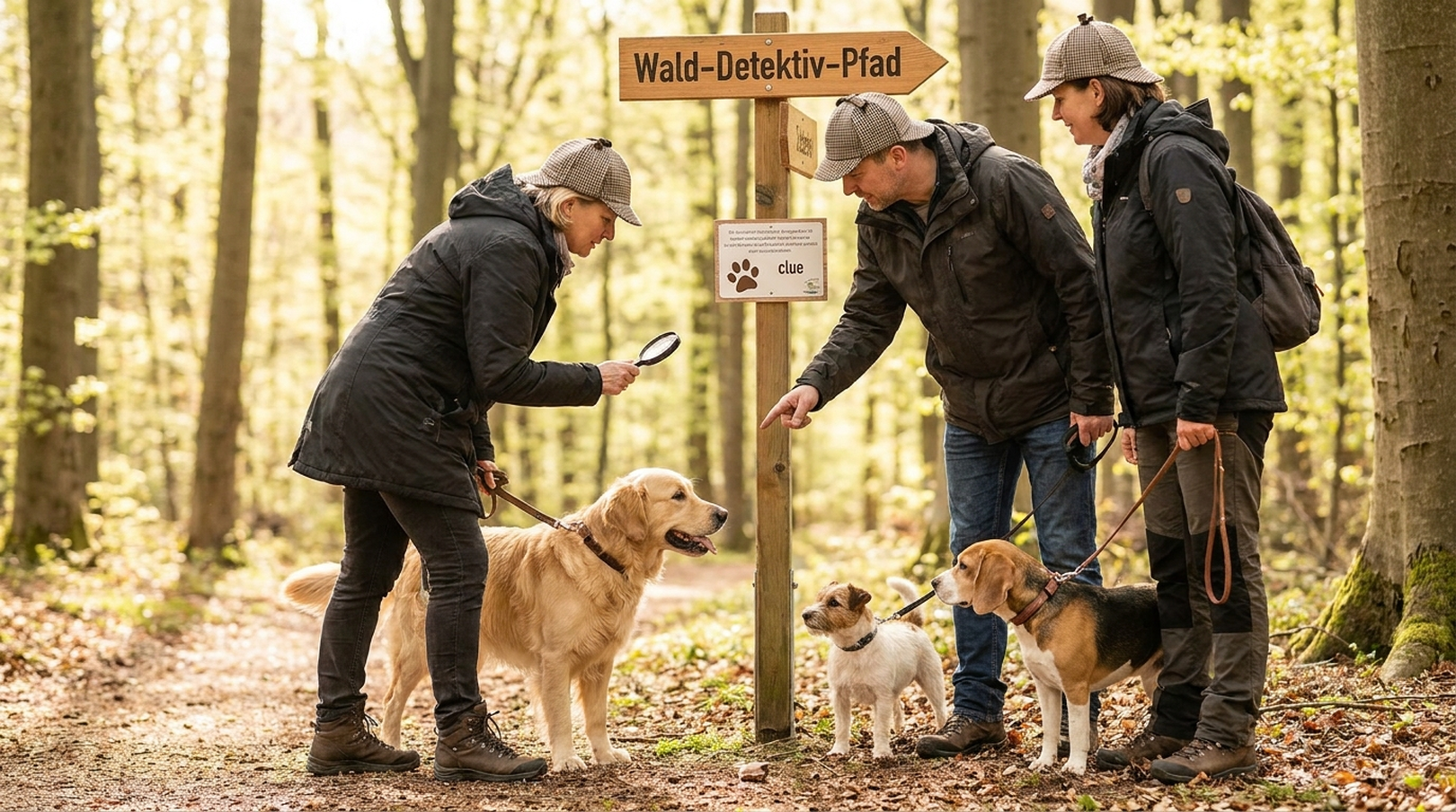 SOKO WUFF: Die spannende Krimiwanderung für Mensch-Hund-Ermittler