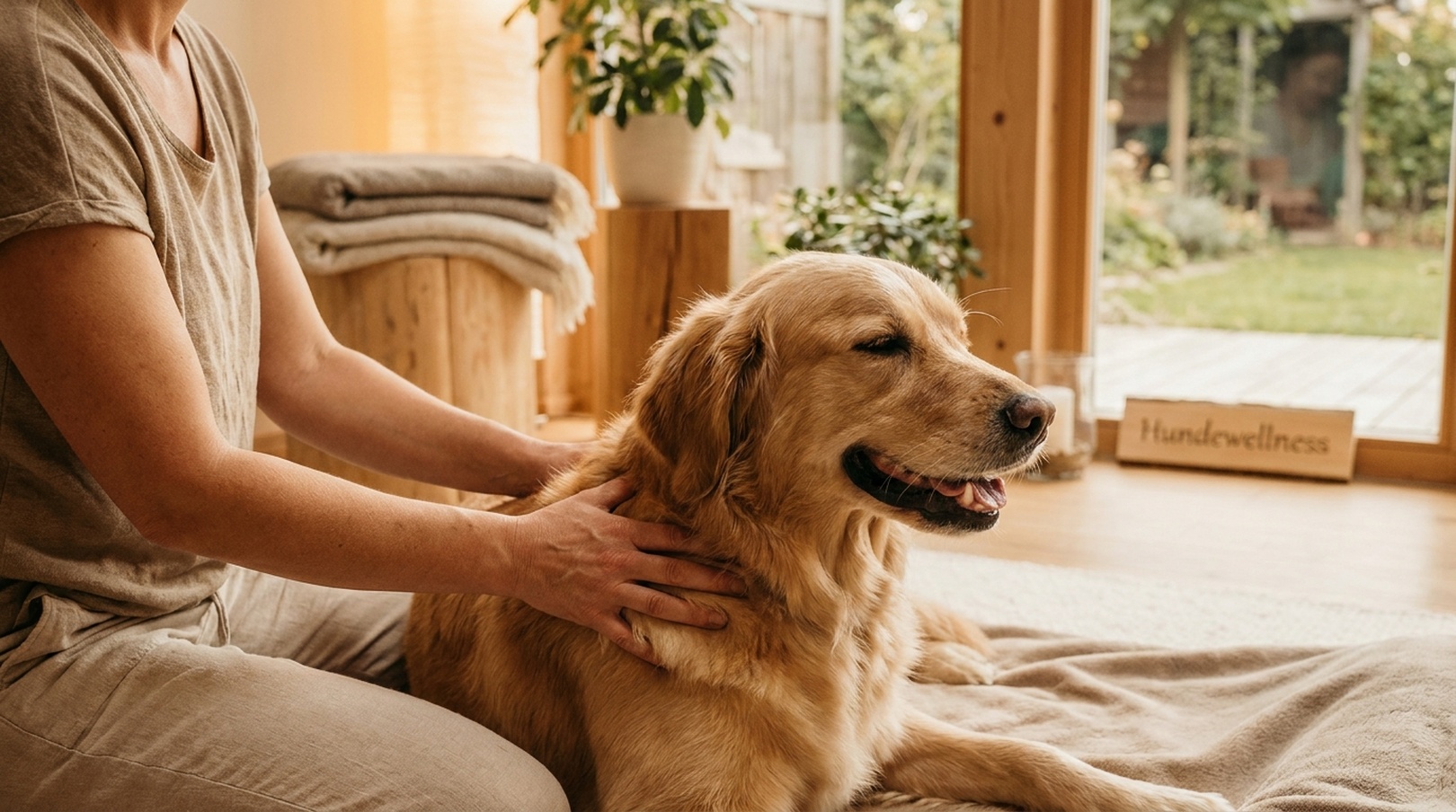 Wellness-Moment für den Hund: Professionelle Massage & Entspannung