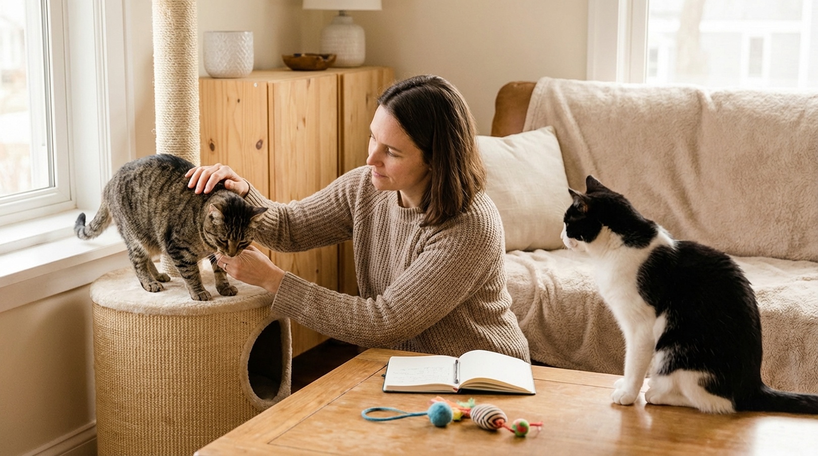 Mission: Harmonie in der Katzen-WG – mein Begleit-Paket bei Streit & (Wieder-)Vergesellschaftungen